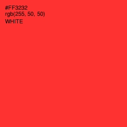 #FF3232 - Red Orange Color Image